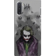 Чехлы с картинкой Джокера на Samsung Galaxy Note 10 (Joker клоун)