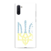 Чехлы для Samsung Galaxy Note 10  Укр. Символика (AlphaPrint) (Герб из букв)