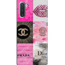 Чехол (Dior, Prada, YSL, Chanel) для Samsung Galaxy Note 10 (Модница)