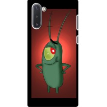 Чехол с картинкой "Одноглазый Планктон" на Samsung Galaxy Note 10 (Стильный Планктон)