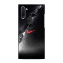 Чехол для Samsung Galaxy Note 10 - с принтом Найк (AlphaPrint) – Найк красный