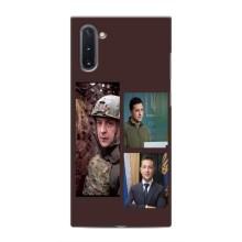 Чехол для Samsung Galaxy Note 10 (AlphaPrint - с принтом Зеленского) – Президент