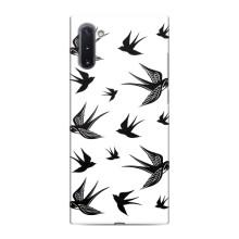 Чехол с птицами на Samsung Galaxy Note 10 (VPrint)