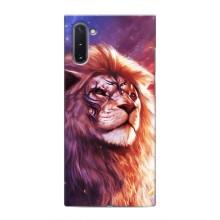 Чехол со Львом для Samsung Galaxy Note 10 (VPrint) (Красочный Лев)