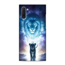 Чехол со Львом для Samsung Galaxy Note 10 (VPrint) (Маленький лев)