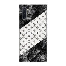 Чехол Стиль Louis Vuitton на Samsung Galaxy Note 10 (LV на белом)