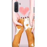 Чехол (ТПУ) Милые собачки для Samsung Galaxy Note 10 (Любовь к собакам)