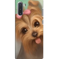 Чехол (ТПУ) Милые собачки для Samsung Galaxy Note 10 – Йоршенский терьер