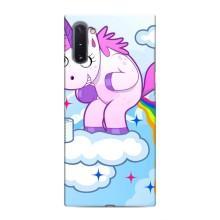Чохол Unicorn на Samsung Galaxy Note 10 (Веселка Єдиноріга)
