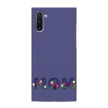 Чехлы для мамы на Samsung Galaxy Note 10 (Мама в цветах)