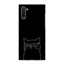 Чехол с рисунком кот на Samsung Galaxy Note 10 – Равнодушный кот