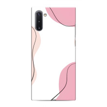 Чехол цветочный дизайн для Samsung Galaxy Note 10 – Розовый фон
