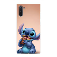 Чехол с рисунком Стич для Samsung Galaxy Note 10 – Стич с шоколадом