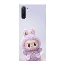 Чехол с принтом Лабубу для Samsung Galaxy Note 10 – Фиолетовый Лабубу