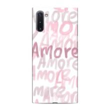 Чехол с розовым рисунком для Samsung Galaxy Note 10 – Любовь