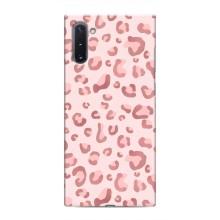 Чехол с розовым рисунком для Samsung Galaxy Note 10 – Розовый леопард