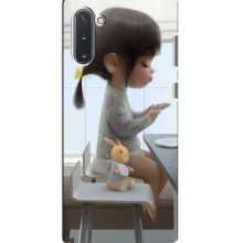 Дівчачий Чохол для Samsung Galaxy Note 10 (ДІвчина з іграшкою)