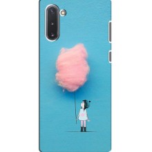 Девчачий Чехол для Samsung Galaxy Note 10 (Девочка с тучкой)