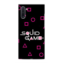 Чехол Гра в кальмара для Samsung Galaxy Note 10 – Логотип игры кальмара