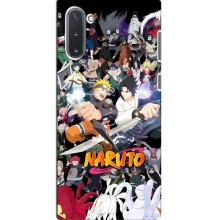 Купить Чехлы на телефон с принтом Anime для Самсунг Нот 10 (Наруто постер)