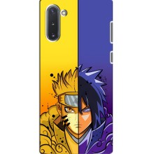 Купить Чехлы на телефон с принтом Anime для Самсунг Нот 10 – Naruto Vs Sasuke