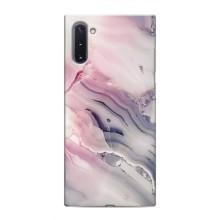 Мраморный чехол на Samsung Galaxy Note 10 (VPrint) – Пурпурный Мрамор