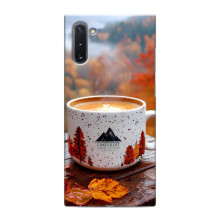 Чехол с уникальным дизайном «Осень с кофе» для Samsung Galaxy Note 10 – Кофе на природе