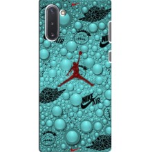 Силиконовый Чехол Nike Air Jordan на Самсунг Нот 10 – Джордан Найк