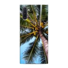 Силиконовый чехол с КАРТИНКАМИ лето для Samsung Galaxy Note 10 (AlphaPrint) (Пальма)