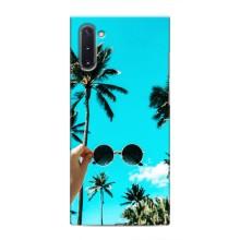 Силиконовый чехол с КАРТИНКАМИ лето для Samsung Galaxy Note 10 (AlphaPrint) (Взгляд лето)