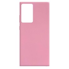 Силиконовый чехол Candy для Samsung Galaxy Note 20 Ultra – Розовый