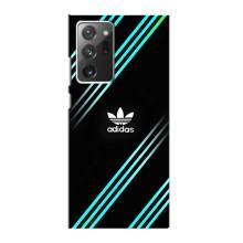 Чехлы Адидас для Samsung Galaxy Note 20 Ultra (AlphaPrint) (Адидас с полосами)