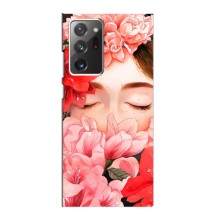 Чехлы (ART) Цветы на Samsung Galaxy Note 20 Ultra (VPrint) (Глаза в цветах)