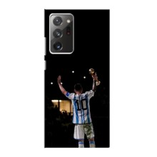 Чехлы Лео Месси Аргентина для Samsung Galaxy Note 20 Ultra (Лео Чемпион)