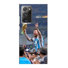 Чехлы Лео Месси Аргентина для Samsung Galaxy Note 20 Ultra (Месси король)
