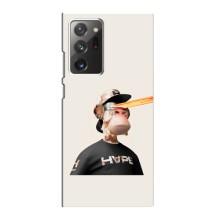 Чехлы с Обезьянами NFT для Samsung Galaxy Note 20 Ultra (AlphaPrint) (обезьяна NFT в очках)