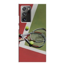 Чехлы с принтом Спортивная тематика для Samsung Galaxy Note 20 Ultra – Ракетки теннис