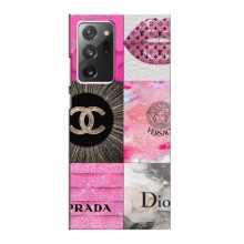 Чехол (Dior, Prada, YSL, Chanel) для Samsung Galaxy Note 20 Ultra (Модница)