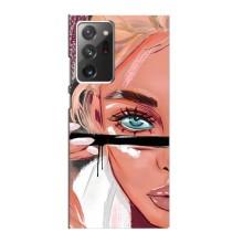 Чехол с печатью для Samsung Galaxy Note 20 Ultra - (Мода) (AlphaPrint) (Макияж)