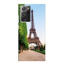 Чехол Эйфелева Башня для Samsung Galaxy Note 20 Ultra - (AlphaPrint) (Дорога в Париж)