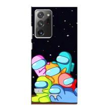 Чехол Амонг Ас для Samsung Galaxy Note 20 Ultra (AlphaPrint) (Скины в космосе)