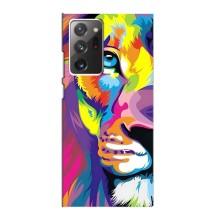 Чехол со Львом для Samsung Galaxy Note 20 Ultra (VPrint) (Яркий Лев)