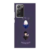 Чехлы Венсдей на Samsung Galaxy Note 20 Ultra Уэнсдей (AlphaPrint) (Уэнздей и подруга)