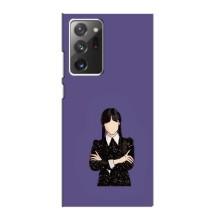 Чехлы Венсдей на Samsung Galaxy Note 20 Ultra Уэнсдей (AlphaPrint) (Уэнздей в черном)