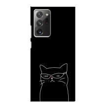 Чехол с рисунком кот на Samsung Galaxy Note 20 Ultra – Равнодушный кот