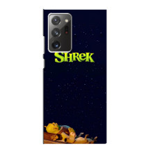 Чехол с мультфильмом Шрек на Samsung Galaxy Note 20 Ultra – Шрек лого