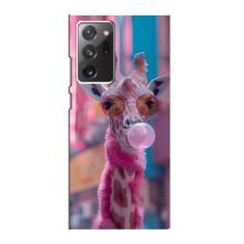 Чехол с принтом стильные животные для Самсунг Галакси Ноут 20 Ультра (Стильный жирав)