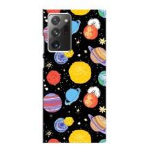 Космічні Чохли для Самсунґ Гелексі Ноут 20 Ультра (VPrint) (Намальовані планети)