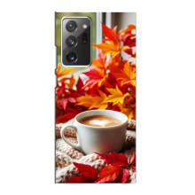 Чехол с уникальным дизайном «Осень с кофе» для Samsung Galaxy Note 20 Ultra