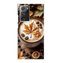 Чехол с уникальным дизайном «Осень с кофе» для Samsung Galaxy Note 20 Ultra – Пряный кофе